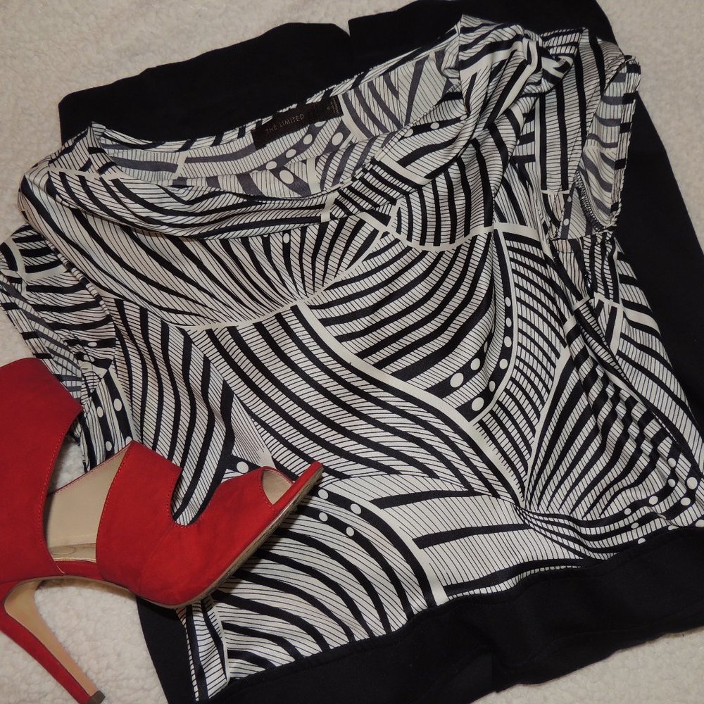 Black & White Pattern Dress